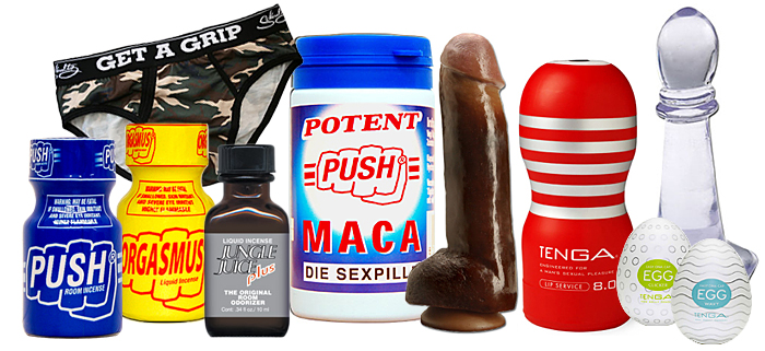 Poppers, Sextoys, Lubes, Pharma products and Lingerie for men now on Boutique-Aroma.be